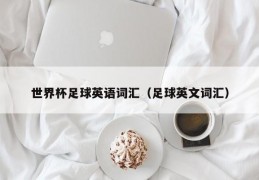 世界杯足球英语词汇（足球英文词汇）