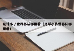 足球小子世界杯从哪里看（足球小将世界杯哪里看）