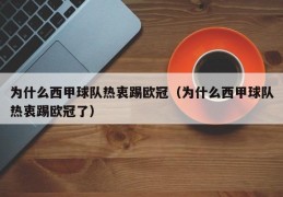 为什么西甲球队热衷踢欧冠（为什么西甲球队热衷踢欧冠了）