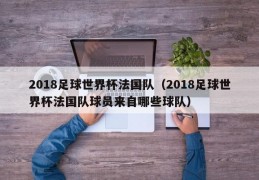 2018足球世界杯法国队（2018足球世界杯法国队球员来自哪些球队）