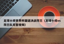 足球小将世界杯国语决战荷兰（足球小将vs荷兰队完整视频）